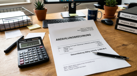 Vorsteuerabzug aus nicht erstatteter Anzahlung