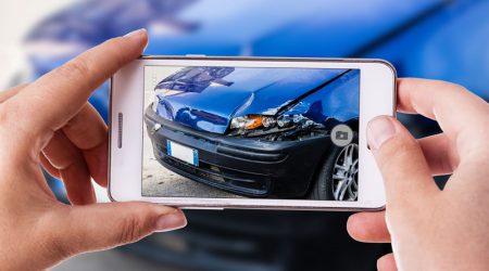 Unfall mit einem Firmenwagen