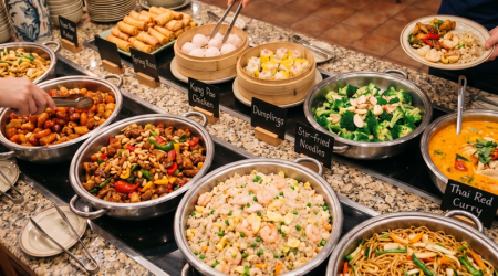 All-you-can-eat-Restaurant: Schätzung durch Sicherheitszuschlag